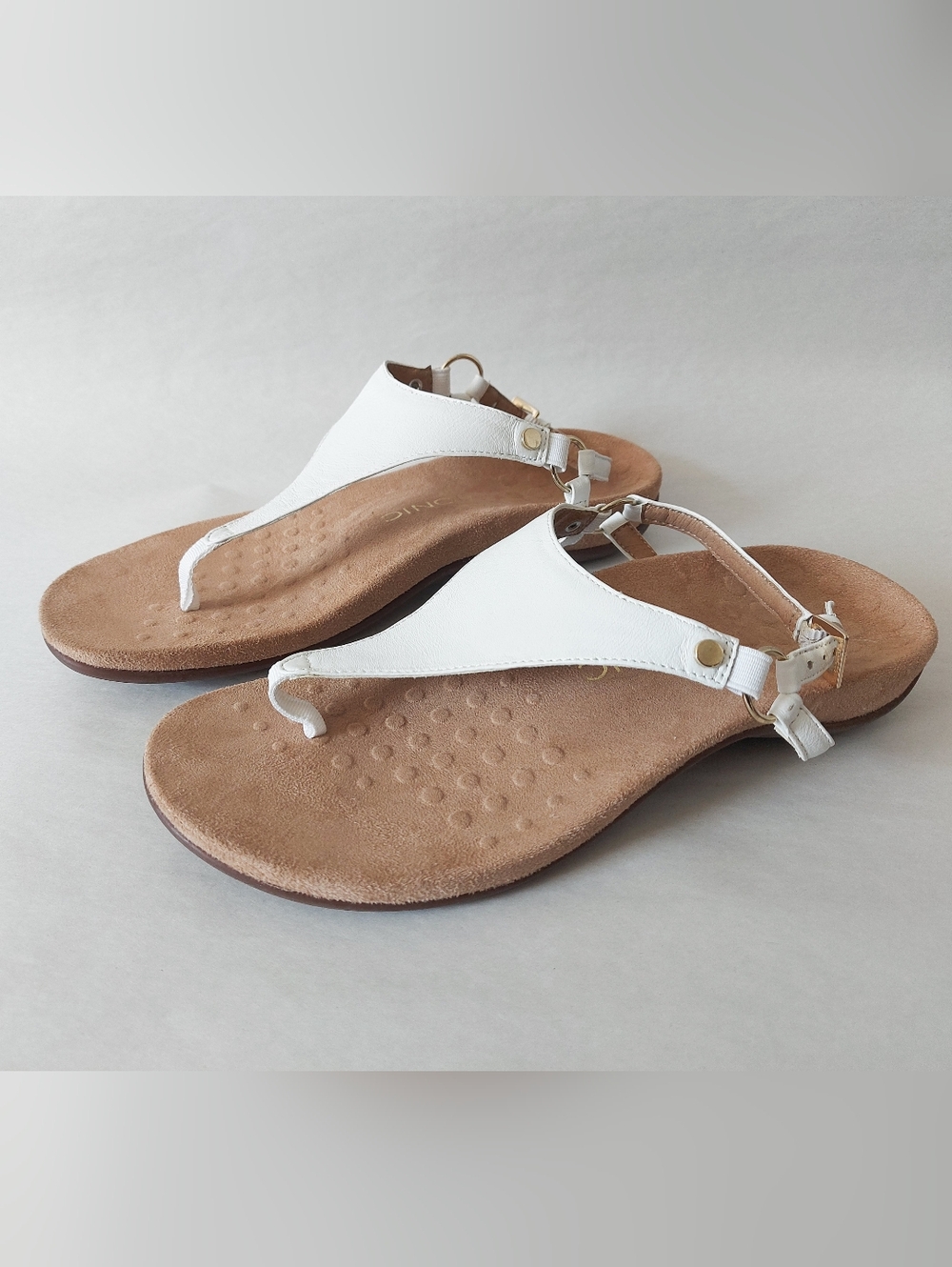 Vionic Women Rest Backstrap Buckle Orthotic Arch Comfy T-Strap Kirra Sandals 9